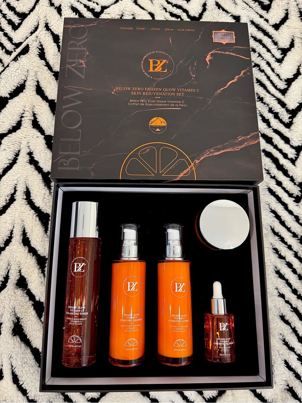 BELOW ZERO FROZEN GLOW VITAMIN C SKIN REJUVENATION SET